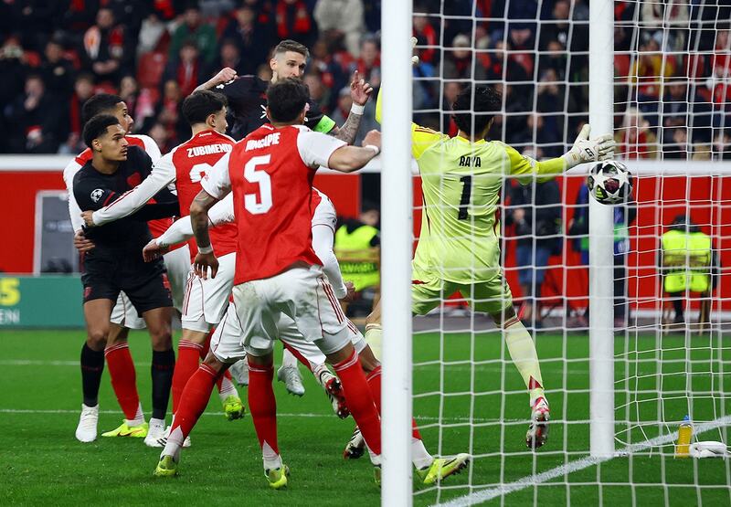 Bayer Leverkusen vs Arsenal giằng co căng thẳng